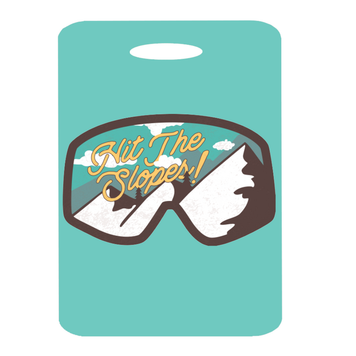 Hit the Slopes Bag Tag