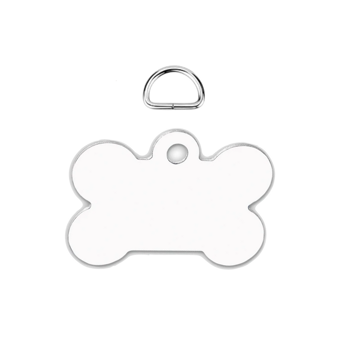 Pet Tag - Bone Shape - 2-Sided