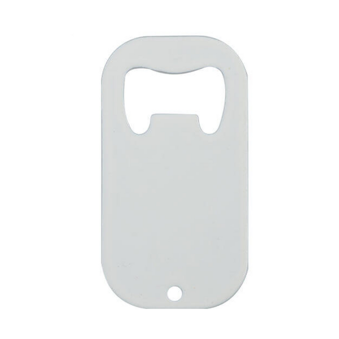 Bottle Opener - Dog Tag Shaped - 2-Sided