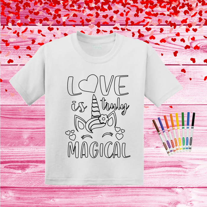 Valentine Coloring Shirts